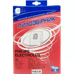 Одноразовые пылесборники для пылесоса СЛОН P-03 С-III Philips / Electrolux