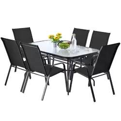 Комплект садовой мебели NEO3685 стол и 6 стульев : 150 X 90 X 70 см