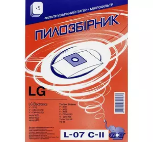 Багаторазовий пилозбірник для пилососа СЛОН L07 C-II LG (5 шт)