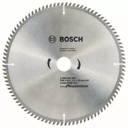 Диск пильный 254 х 30 (96Т) Bosch по алюминию (2608644395)