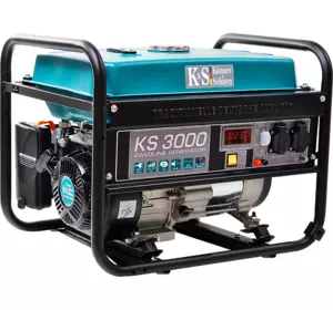 Професійний генератор бензиновий (електрогенератор) Konner&Sohnen KS 3000 : 2.6/3.0 кВт бензогенератор для дому