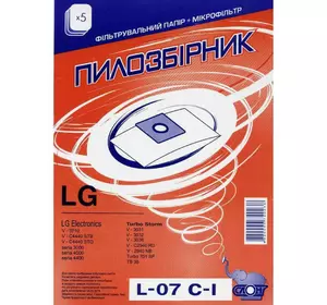 Багаторазовий пилозбірник для пилососа СЛОН L07 C-I LG (1 шт)