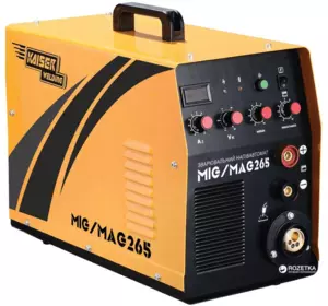 Потужний зварювальний напівавтомат Kaiser MIG-265 (BP69565/69566) : 6.5 кВт, 265 А,вага 13,5 кг