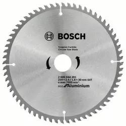 Диск пильный 210 х 30 (64Т) Bosch по алюминию (2608644391)