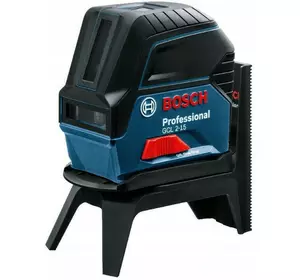 Лазерный нивелир Bosch GCL 2-15 с креплением RM 1 Professional (0601066E00) : 2 линии / 2 точки, красный луч