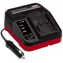 Мощное автомобильное зарядное устройство Einhell Power X-Car Charger 3A: ток заряда 3 А (4512113)
