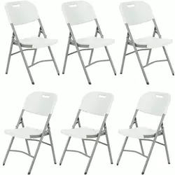 Кресла раскладные для сада Gordon набор 6шт (белый)