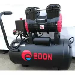 Мощный безмасляный компрессор Edon ED-1100-10L : ресивер 10л, 1.1 кВт, 8 бар, вес 25 кг