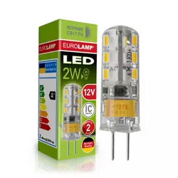 Лампочка Eurolamp LED силикон G4 2W 4000K 12V (LED-G4-0240(12))