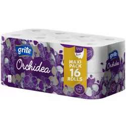 Туалетная бумага Grite Orchidea 3 слоя 16 рулонов (4770023348200)