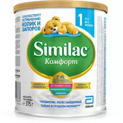 Детская смесь Similac Комфорт 1 молочная 375 г (8427030006833)