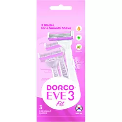 Бритва Dorco EVE 3 Fit для женщин 3 лезвия 3 шт. (8801038590769)
