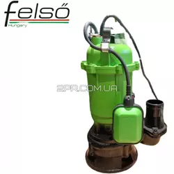 Мощный чугунный насос FS-PD 3100F с поплавком Felső : 3.1 кВт 25000л/час, подъем воды 20 м