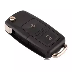 Выкидной ключ, корпус под чип, 2кн DKT0269, Volkswagen, без лезвия