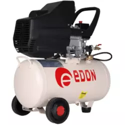 Мощный воздушный компрессор EDON AC 800-WP25L: 800 Вт, 200 л/мин, объем ресивера 25 л