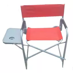 Кресло раскладное Режиссер MH-3084AS с полкою, 81х47х78 см, красное