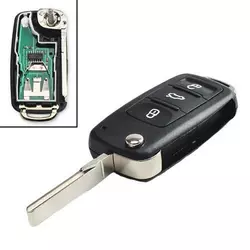 Ключ зажигания, чип ID48 5K0837202AD, 3 кнопки, для Volkswagen, Seat, Skoda
