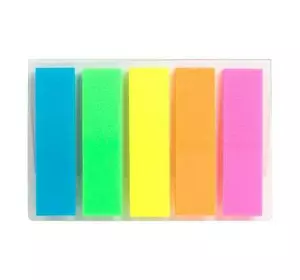 Стикер-закладка Axent Plastic bookmarks 5х12х45mm, 125шт (D2450-01)