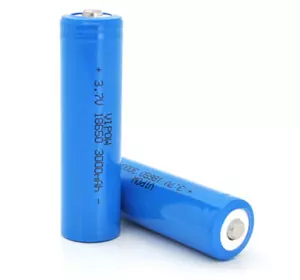 Аккумулятор 18650 Li-Ion ICR18650 TipTop, 3000mAh, 3.7V, Blue Vipow (ICR18650-3000mAhTT)