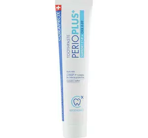 Зубная паста Curaprox PerioPlus+ Support Содержит гиалуроновую кислоту Citrox и 0.09% хлоргексидина 75 мл (7612412426618)