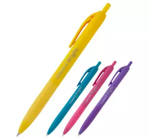 Ручка шариковая Axent Bright автоматическая Синяя 0.7 мм (AB1079-02-A)