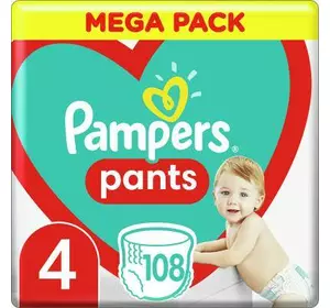 Подгузники Pampers трусики Maxi Pants Размер 4 (9-15 кг) 108 шт. (8006540069448)
