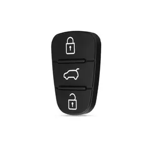 Кнопки для выкидного ключа Hyundai Kia, 3кн, резиновые