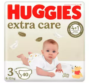 Подгузники Huggies Extra Care Size 3 (6-10 кг) 40 шт (5029053574400)