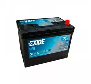 Аккумулятор автомобильный EXIDE START-STOP EFB 75Ah ASIA Ев (-/+) (750EN) (EL754)