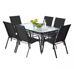 Комплект садовой мебели NEO3685 стол и 6 стульев : 150 X 90 X 70 см