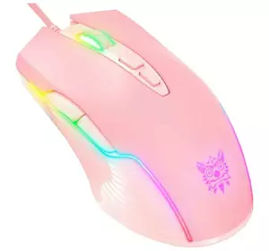 Мышь игровая проводная ONIKUMA Gaming CW905, розовая