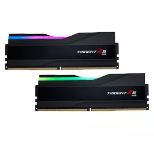 Модуль памяти для компьютера DDR5 32GB (2x16GB) 6000 MHz Trident Z5 RGB Black G.Skill (F5-6000J3238F16GX2-TZ5RK)