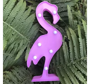 Светильник 3D Фламинго (светло-розовый)