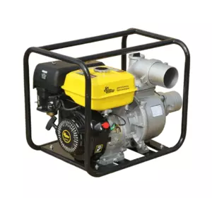 Качественная мотопомпа бензиновая для чистой воды Кентавр КБМ-100: 80 куб.м/час,1335 л/мин