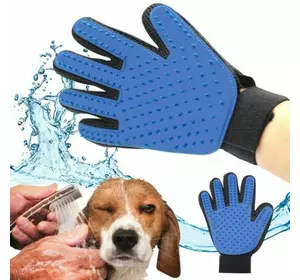 Перчатка для вычесывания шерсти животных