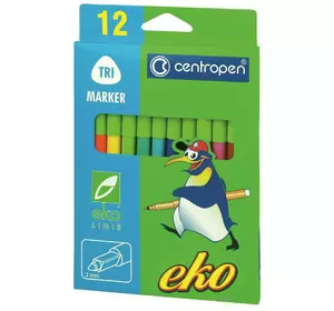 Фломастеры Centropen 2560 EKO (with food dyes) 12 colors (2560/12)