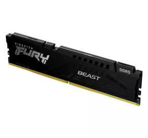 Модуль памяти для компьютера DDR5 32GB 5600 MHz Beast Black Kingston Fury (ex.HyperX) (KF556C40BB-32)