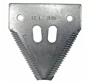Сегмент Z93077 ножа жатки John Deere (OEM AZ40032, Z47493, Z52672)