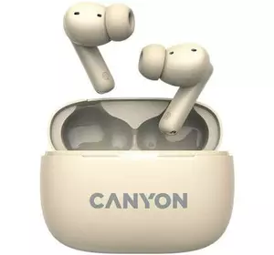 Наушники Canyon TWS-10 OnGo ANC ENC Beige (CNS-TWS10BG)