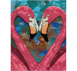 Картина по номерам Rosa Star Romantic Flamingo 35 х 45 см (4823098524373)
