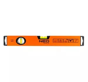 Уровень Neo Tools алюминиевый, 40 см, 2 капсулы (71-081)