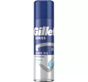 Гель для бритья Gillette Series Восстанавливающий с зеленым чаем 200 мл (7702018619658)