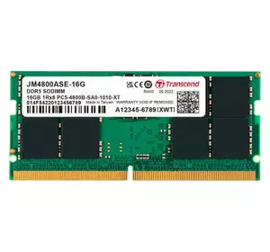 Модуль памяти для ноутбука SoDIMM DDR5 16GB 4800 MHz JetRam Transcend (JM4800ASE-16G)