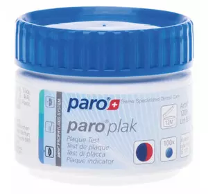 Таблетки для индикации зубного налета Paro Swiss plak 2-цветные 100 шт. (7610458012093)