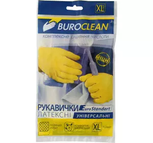 Перчатки хозяйственные Buroclean размер XL 1 пара (4823078930781)
