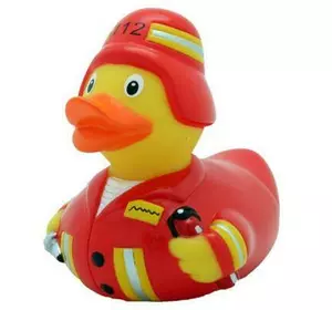Игрушка для ванной LiLaLu Пожарный утка (L1828)
