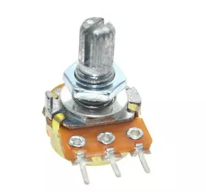 Резистор переменный, потенциометр WH148 B5K линейный 15мм 5кОм