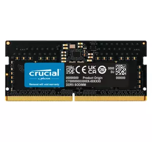 Модуль памяти для ноутбука SoDIMM DDR5 8GB 4800 MHz Micron (CT8G48C40S5)