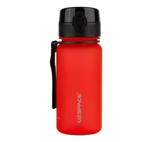 Бутылка для воды 350мл с дозатором, фляга для спорта UZSPACE, цвета
