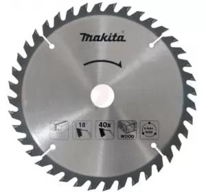 Пильный диск Makita ТСТ по дереву 165x20 мм x 40 зубьев : диск 165 мм (D-52576)